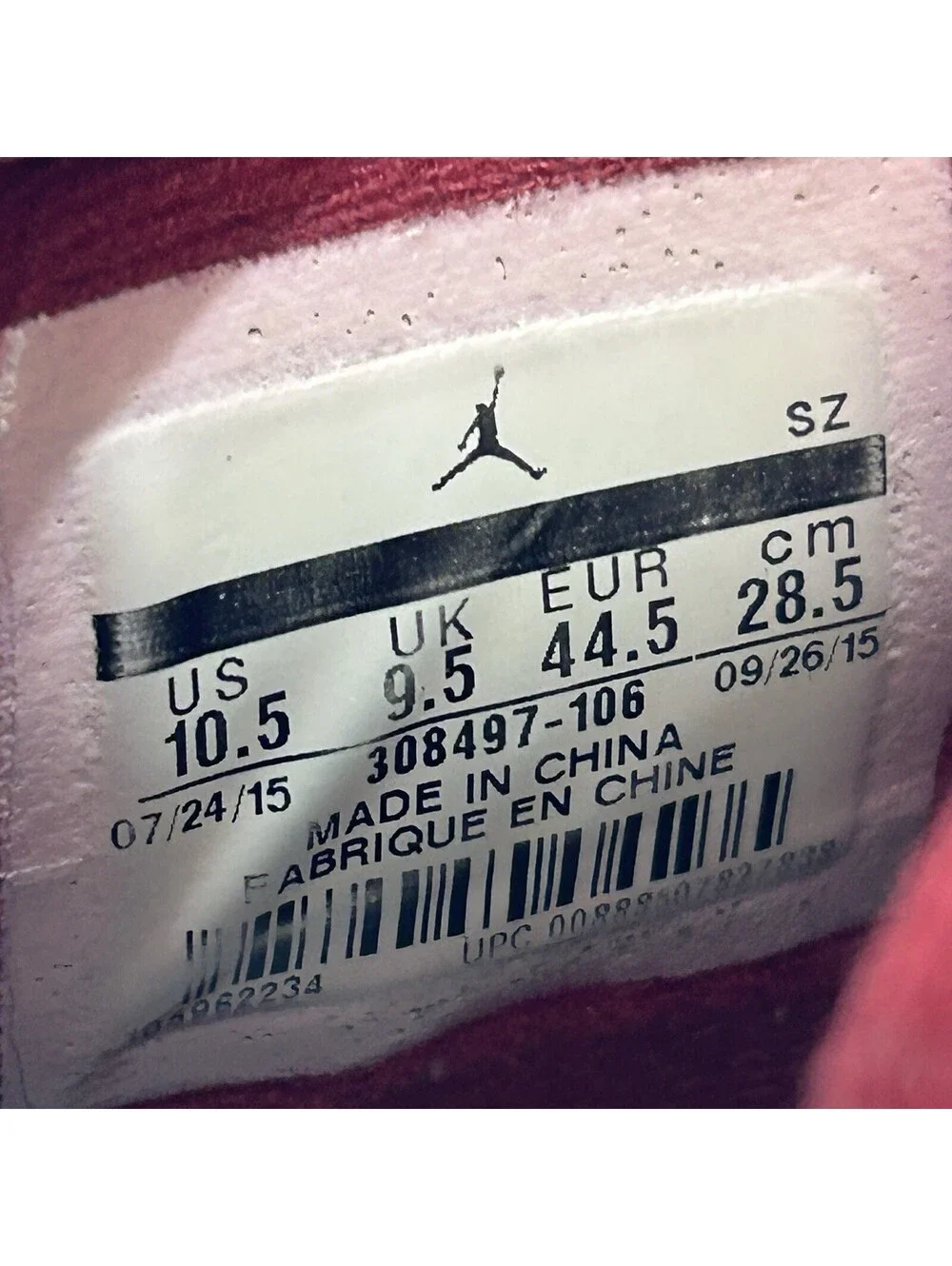 Air Jordan 4 Retro Alternate 89 2016 - Size 9 - (308497-027)